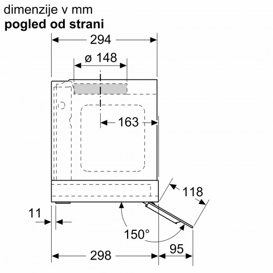 BOSCH DBB67AM60 - Popolnoma vgradna napa
