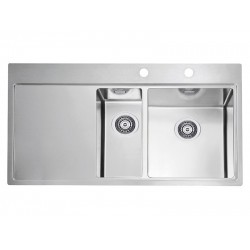 ALVEUS PURE 60 INOX - Pomivalno korito z odcejalnikom levo