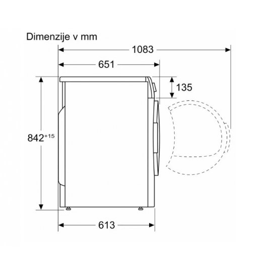 BOSCH WTH83002BY - Sušilni stroj