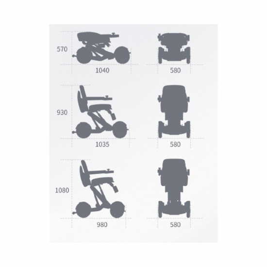 XSTO M4 - Električni voziček za invalide