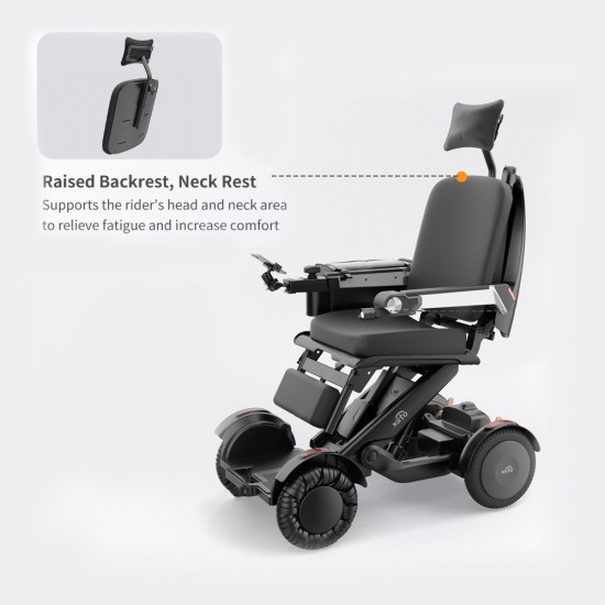 XSTO Naslonjalo za glavo in hrbet - Dodatek za električni voziček za invalide XSTO M4/M4U
