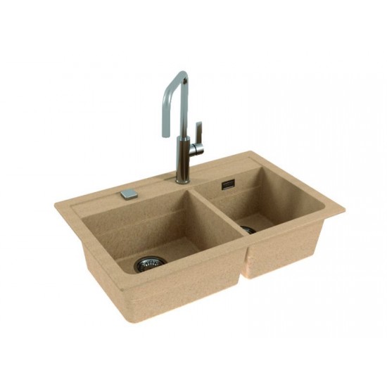 ALVEUS ATROX 50 BEIGE G55 - Pomivalno korito brez odcejalnika