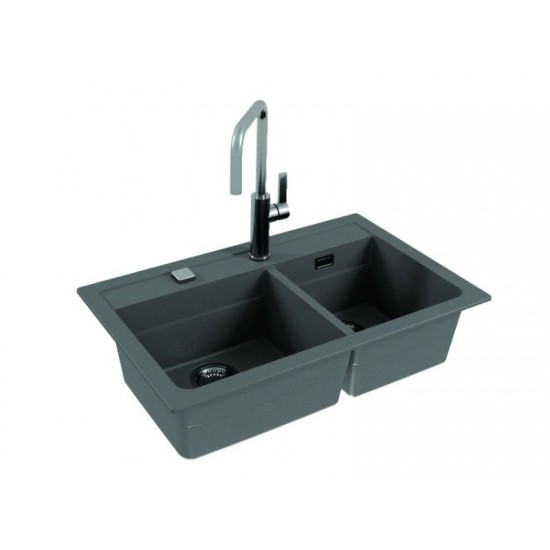 ALVEUS ATROX 50 CONCRETE G81 - Pomivalno korito brez odcejalnika