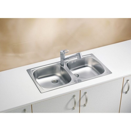 ALVEUS BASIC 160 LEI FI60 INOX - Pomivalno korito brez odcejalnika