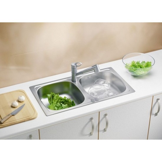 ALVEUS BASIC 160 NAT FI90 INOX - Pomivalno korito brez odcejalnika