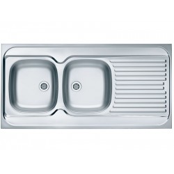 ALVEUS CLASSIC 100 LEI INOX - Pomivalno korito z odcejalnikom desno