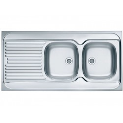 ALVEUS CLASSIC 100 NAT INOX - Pomivalno korito z odcejalnikom levo