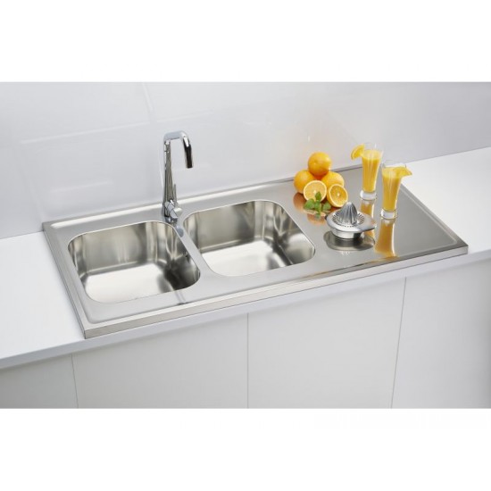 ALVEUS CLASSIC PRO 100 INOX - Pomivalno korito z odcejalnikom