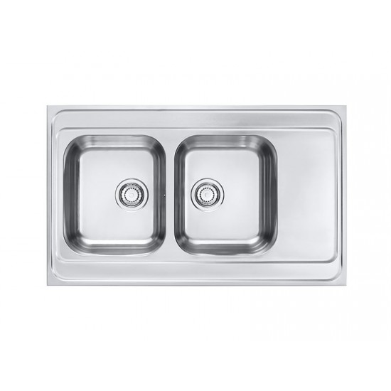 ALVEUS CLASSIC PRO 80 INOX - Pomivalno korito z odcejalnikom