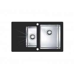 ALVEUS KARAT 20 INOX - Pomivalno korito z odcejalnikom levo