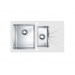 ALVEUS KARAT 20 INOX - Pomivalno korito z odcejalnikom desno