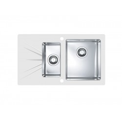 ALVEUS KARAT 20 INOX - Pomivalno korito z odcejalnikom levo