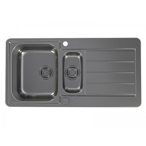 ALVEUS LINE 10 - MONARCH INOX - Pomivalno korito z odcejalnikom