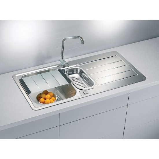 ALVEUS LINE MAXIM 10 SAT I INOX - Pomivalno korito z odcejalnikom