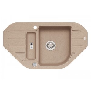 ALVEUS NIAGARA 60 BEIGE G55 - Pomivalno korito z odcejalnikom