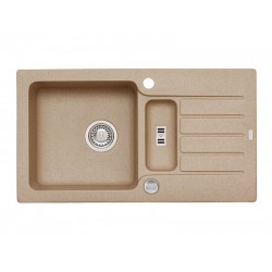 ALVEUS NIAGARA 70 BEIGE G55 - Pomivalno korito z odcejalnikom
