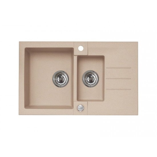 ALVEUS ROCK 70 BEIGE G55 - Pomivalno korito z odcejalnikom
