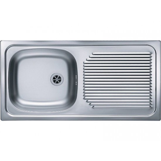 ALVEUS BASIC 60 LEI INOX - Pomivalno korito z odcejalnikom
