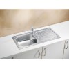 ALVEUS BASIC 80 SAT INOX - Pomivalno korito z odcejalnikom