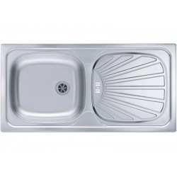 ALVEUS BASIC 80 SAT INOX - Pomivalno korito z odcejalnikom