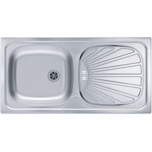 ALVEUS BASIC 80 SAT INOX - Pomivalno korito z odcejalnikom