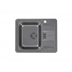 ALVEUS LINE 60 - MONARCH ANTHRACITE - Pomivalno korito z odcejalnikom