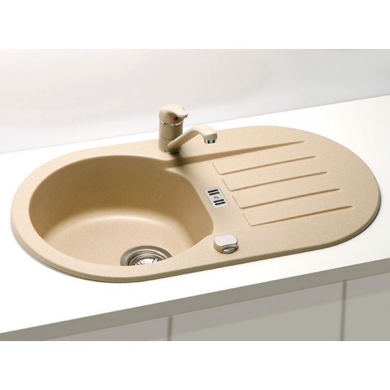 ALVEUS NIAGARA 40 BEIGE G55 - Pomivalno korito z odcejalnikom
