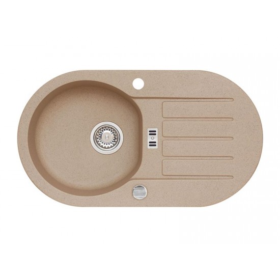 ALVEUS NIAGARA 40 BEIGE G55 - Pomivalno korito z odcejalnikom