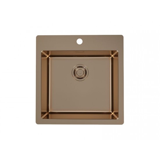 ALVEUS PURE 30 - MONARCH COPPER - Pomivalno korito brez odcejalnika