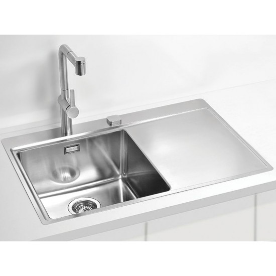 ALVEUS PURE 40 INOX - Pomivalno korito z odcejalnikom desno