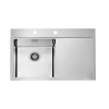 ALVEUS PURE 40 INOX - Pomivalno korito z odcejalnikom desno
