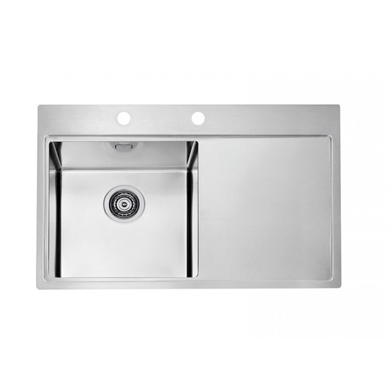 ALVEUS PURE 40 INOX - Pomivalno korito z odcejalnikom desno