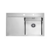 ALVEUS PURE UP 40 INOX - Pomivalno korito z odcejalnikom levo