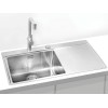 ALVEUS PURE 50 INOX - Pomivalno korito z odcejalnikom desno