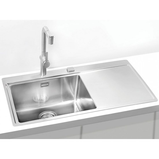 ALVEUS PURE 50 INOX - Pomivalno korito z odcejalnikom desno