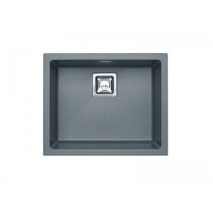 ALVEUS QUADRIX 50 - GRANITAL STEEL G04M - Pomivalno korito brez odcejalnika