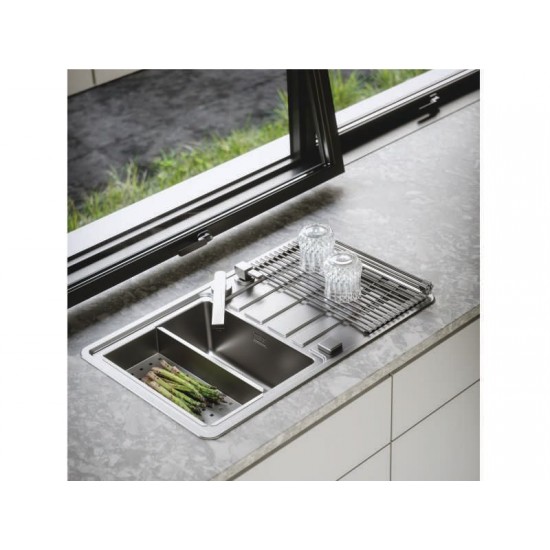 ALVEUS RANDO 50 INOX - Pomivalno korito z odcejalnikom desno