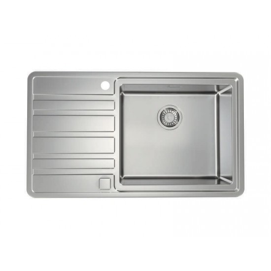 ALVEUS RANDO 50 INOX - Pomivalno korito z odcejalnikom levo