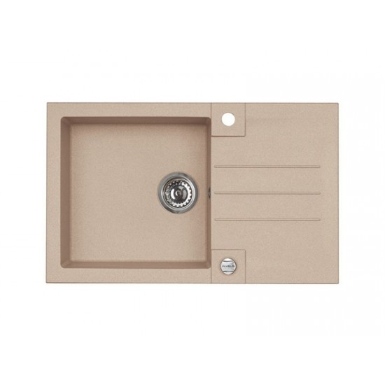 ALVEUS ROCK 130 BEIGE G55 - Pomivalno korito z odcejalnikom