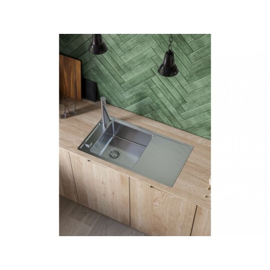 ALVEUS STRICTO 20 INOX - Pomivalno korito z odcejalnikom