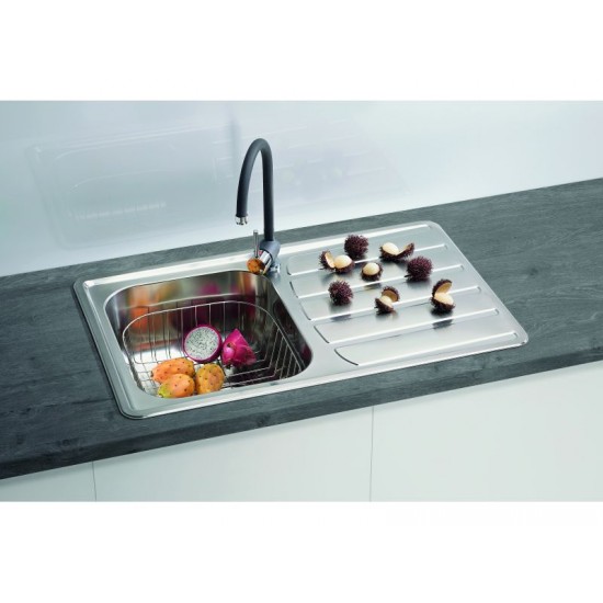 ALVEUS ZOOM MAXIM 20 INOX - Pomivalno korito z odcejalnikom