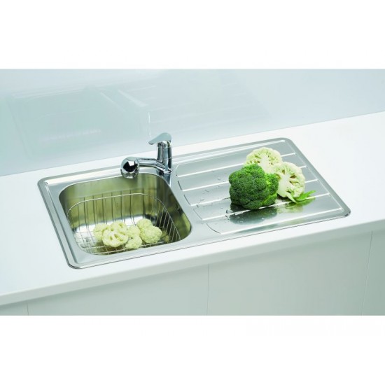 ALVEUS ZOOM MAXIM 30 INOX - Pomivalno korito z odcejalnikom
