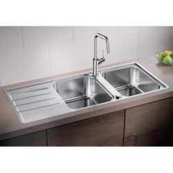 BLANCO LEMIS 8 S-IF INOX - Pomivalno korito z odcejalnikom