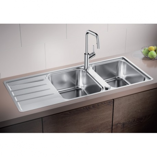 BLANCO LEMIS 8 S-IF INOX - Pomivalno korito z odcejalnikom