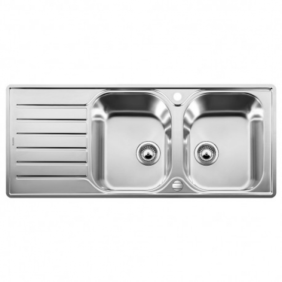 BLANCO LANTOS 8 S-IF COMPACT INOX - Pomivalno korito z odcejalnikom