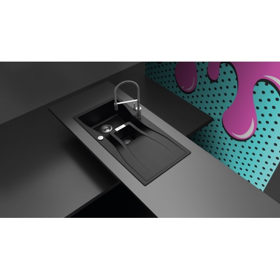 SCHOCK WATERFALL D-150 PURO - Pomivalno korito z odcejalnikom