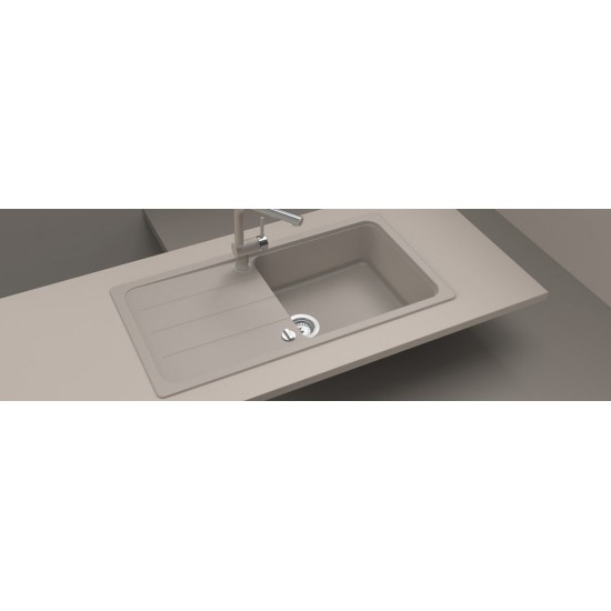 SCHOCK FORMHAUS D-100L ALPINA - Pomivalno korito z odcejalnikom