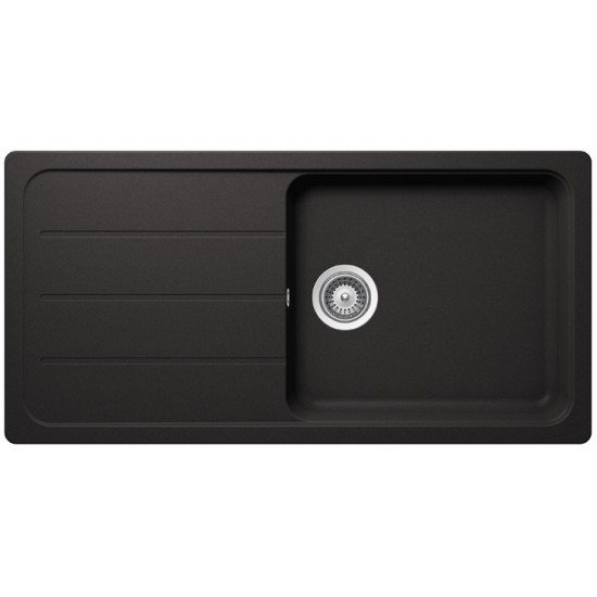 SCHOCK FORMHAUS D-100L NERO - Pomivalno korito z odcejalnikom