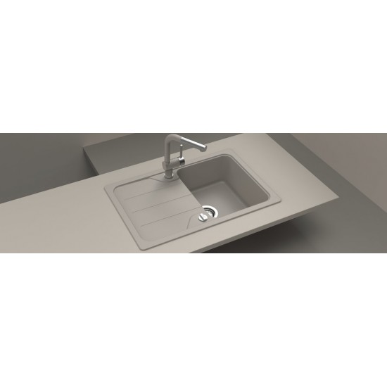 SCHOCK FORMHAUS D-100S ALPINA - Pomivalno korito z odcejalnikom