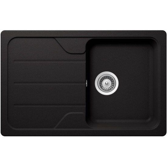 SCHOCK FORMHAUS D-100S NERO - Pomivalno korito z odcejalnikom